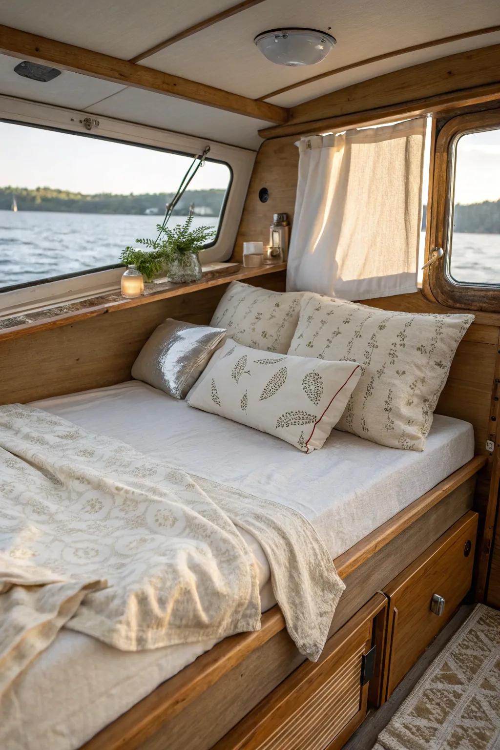 Fabrics that breathe will keep you comfortable in any weather.