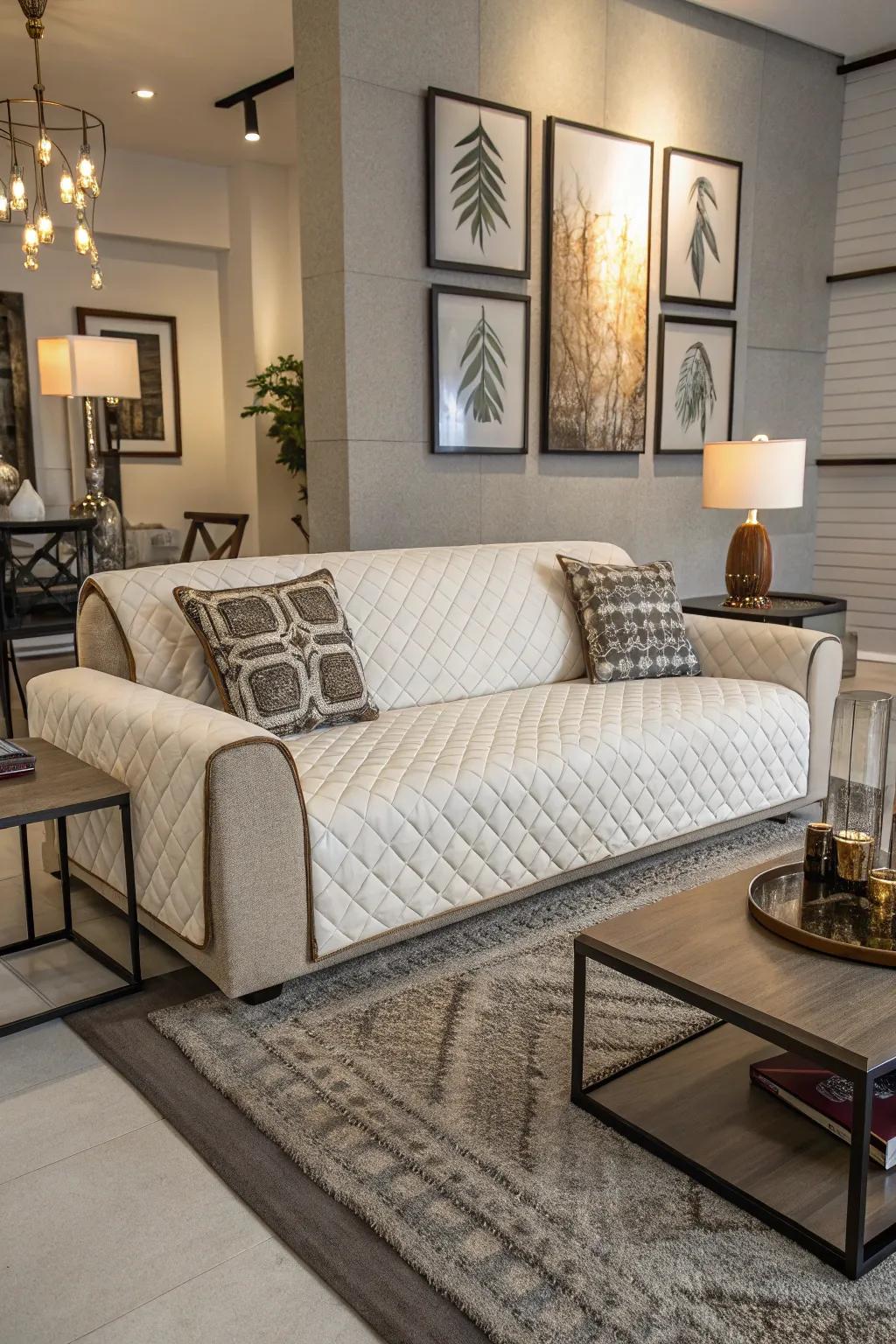 Slipcovers furnish a straightforward and economical means to update your sofa.