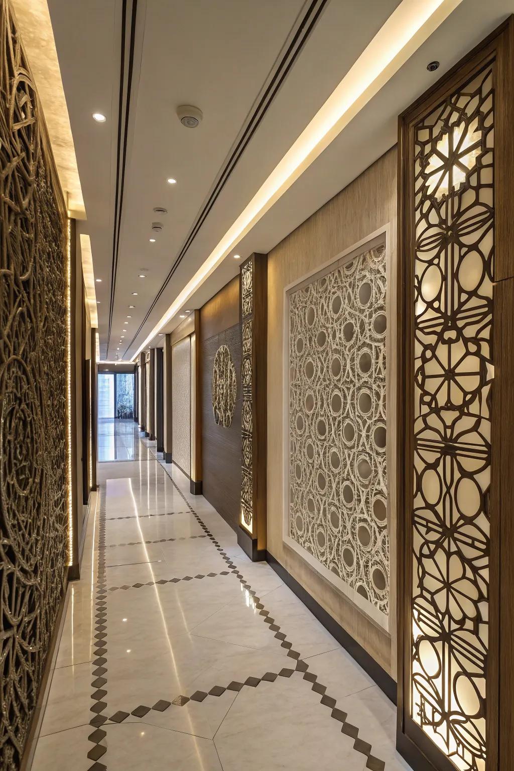 3D borders create depth and add intrigue to your decor.