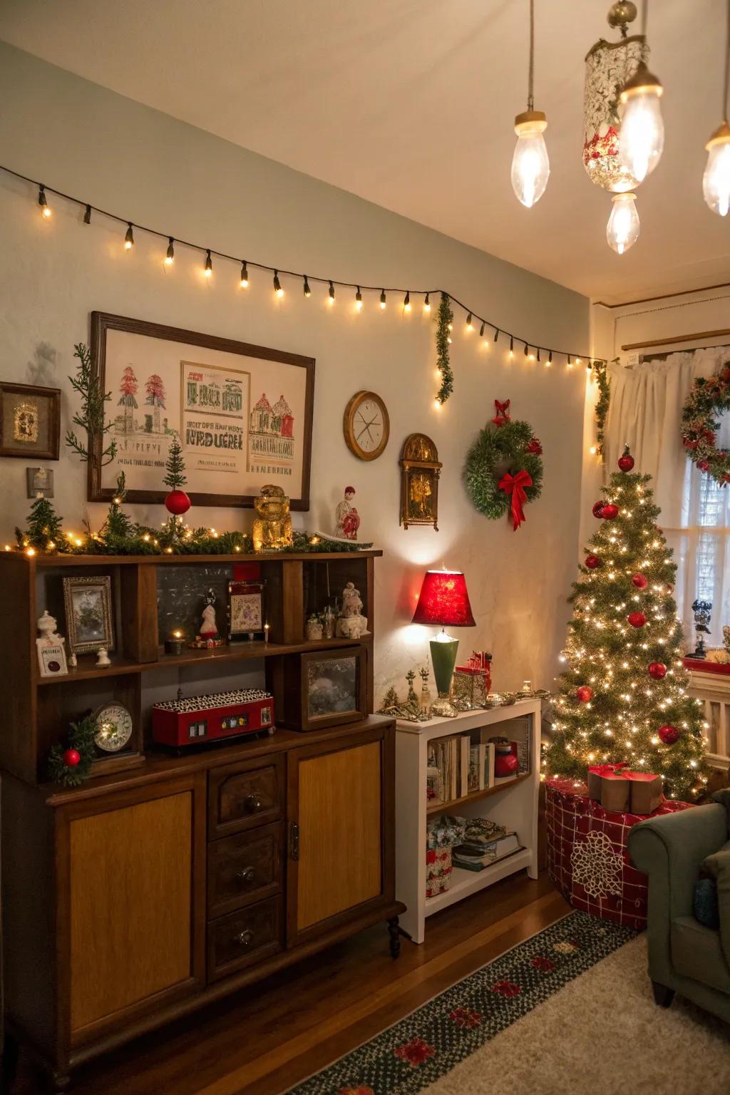 Celebrate the holidays with a vintage-themed party.