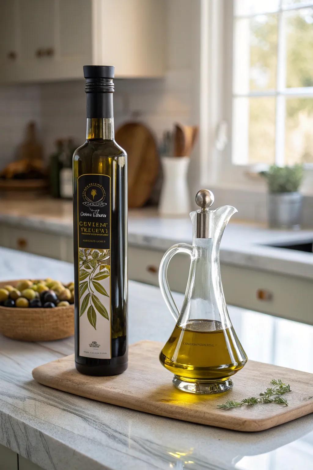 Gourmet olive oil for culinary enthusiasts.