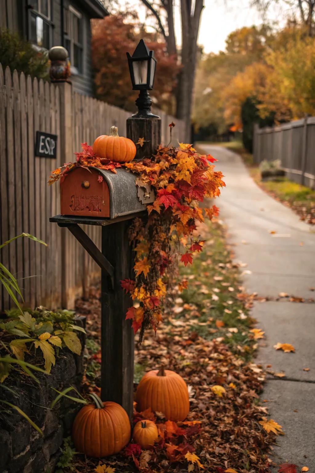 Seasonal decor keeps your mailbox looking fresh and festive throughout the year.