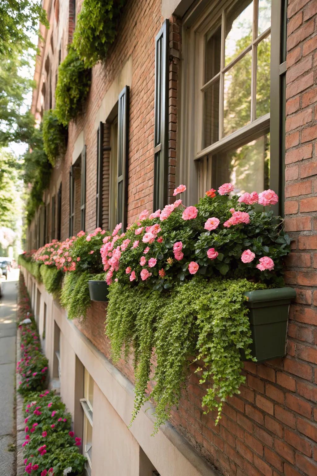 Enhance your home’s curb appeal with window boxes filled with sun jewels.