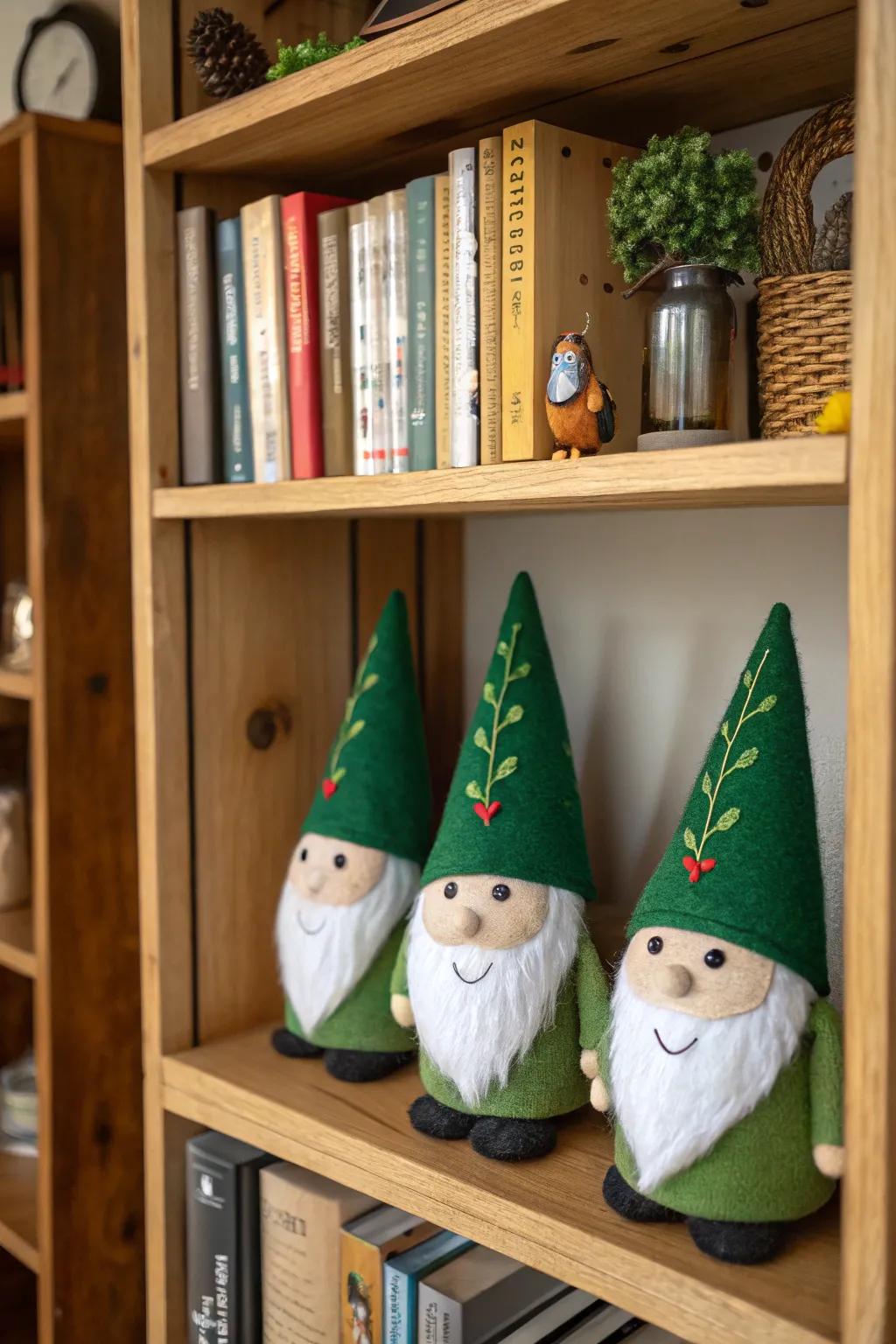 Inject a distinctive touch with prosperous gnomes.