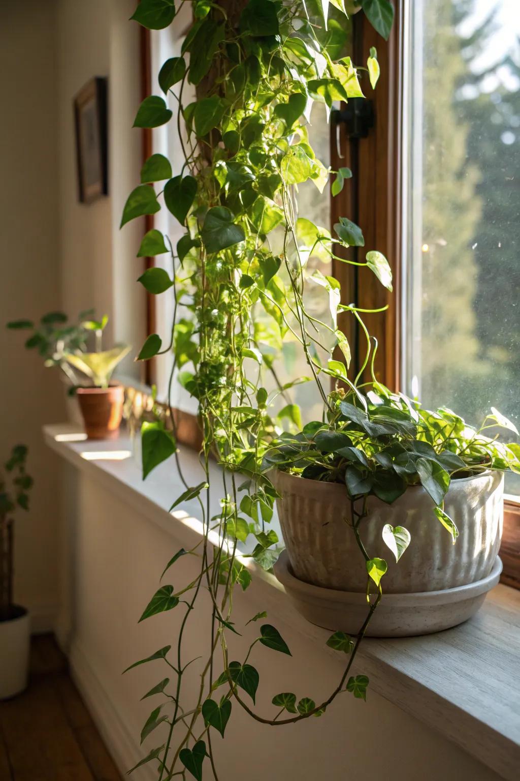 Showcase your vines with artistic planters.