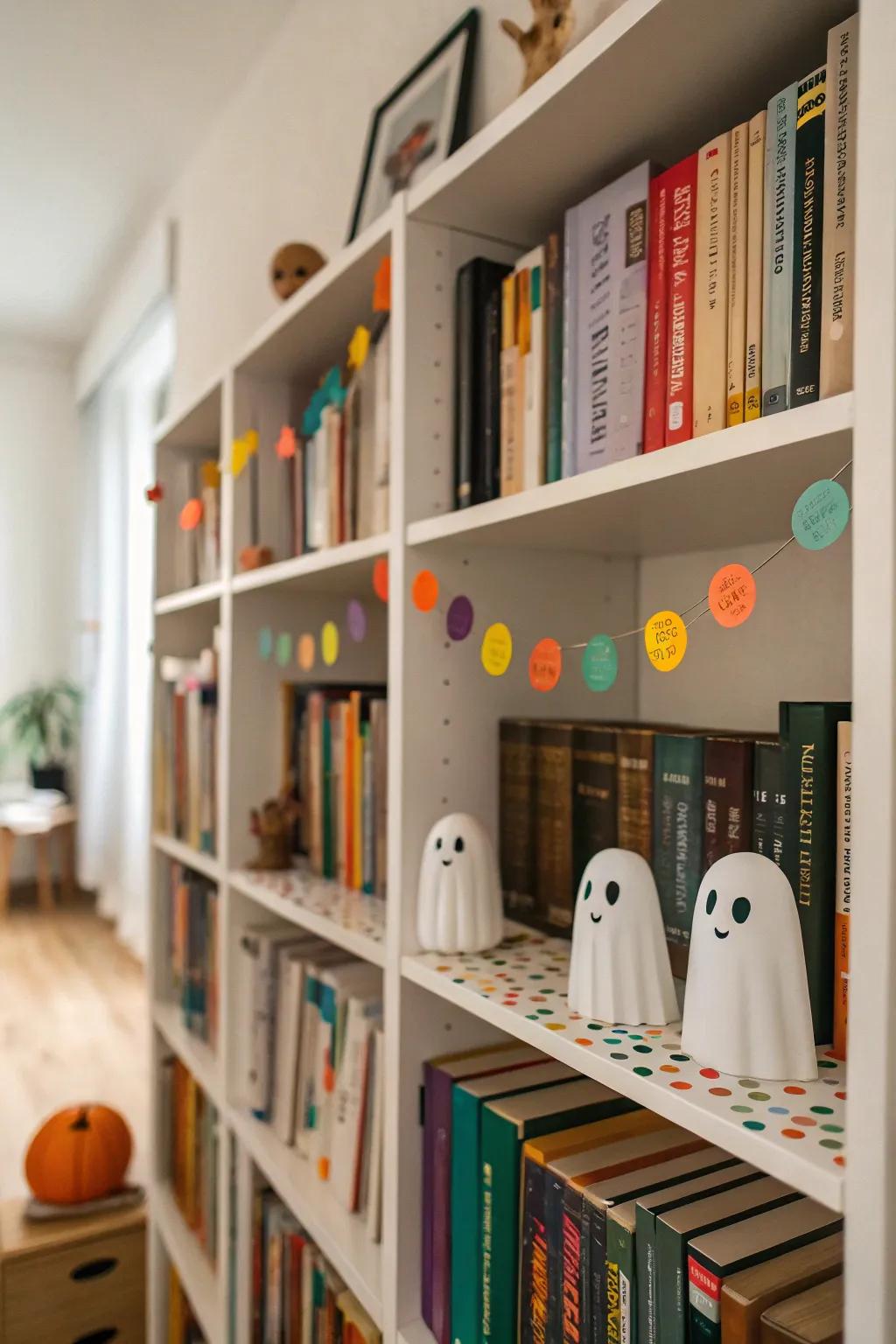 Friendly ghosts haunt the library.