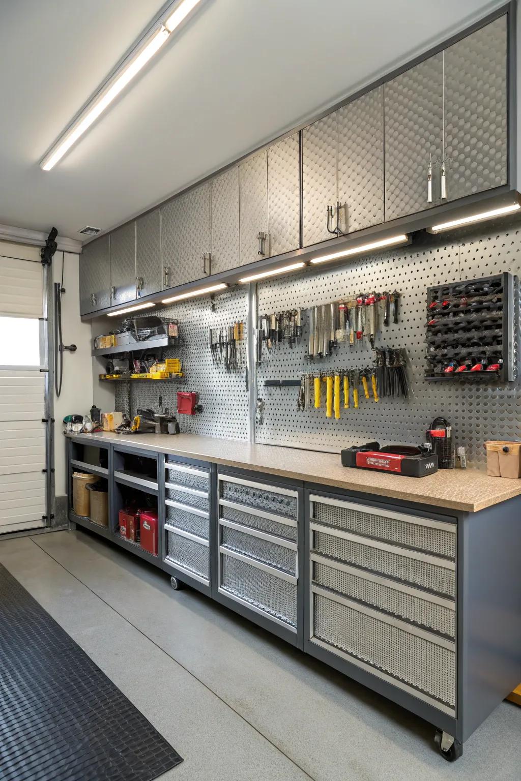 Transform your garage into a stylish and functional space.