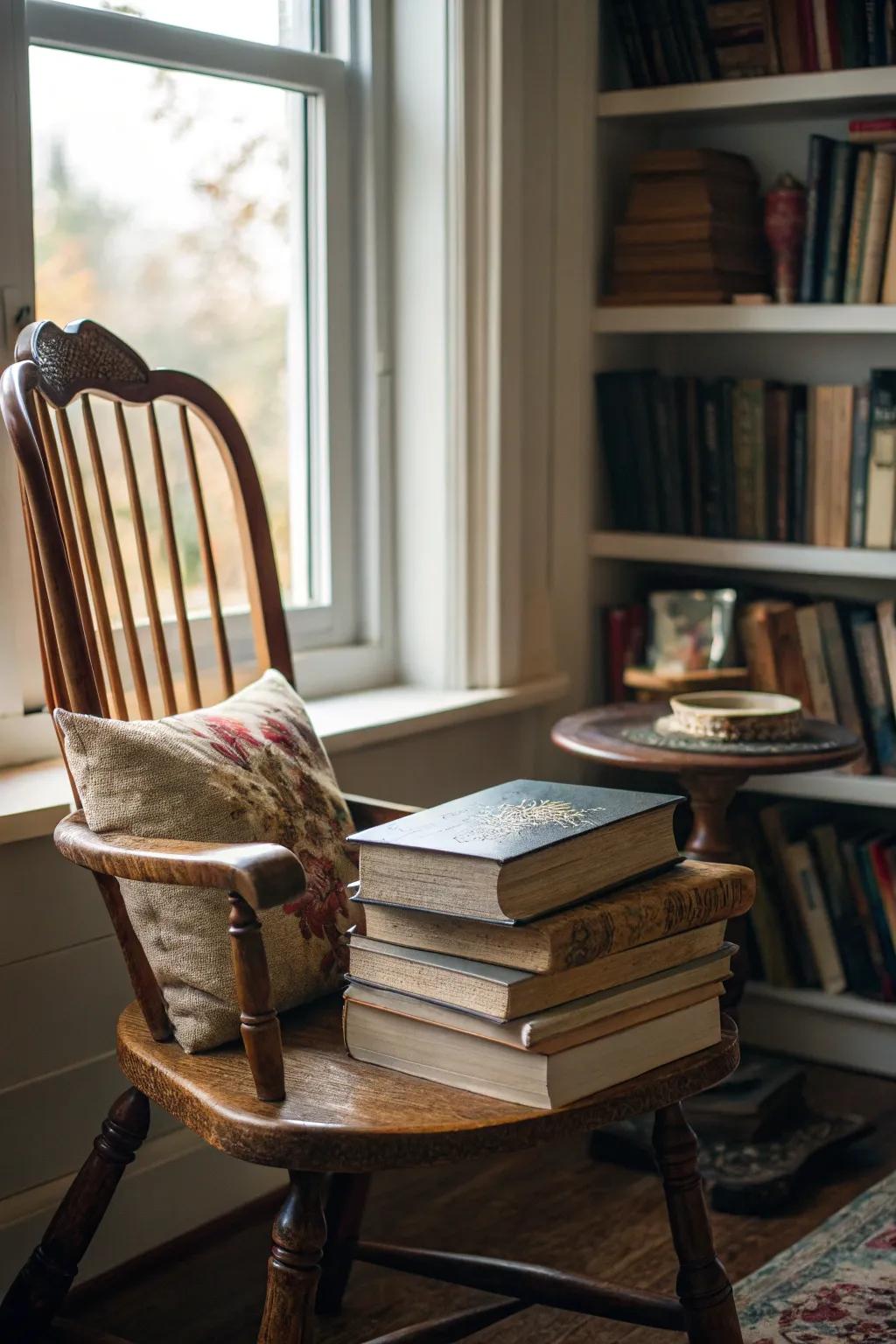 A snug corner for immersing yourself in a book