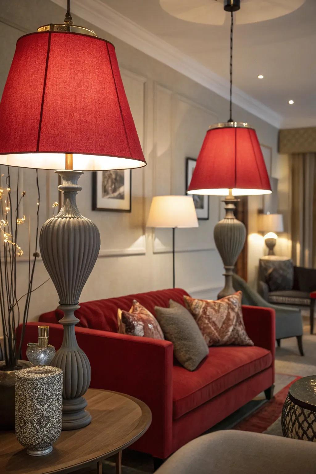 Lighting choices can dramatically alter the atmosphere of a room.