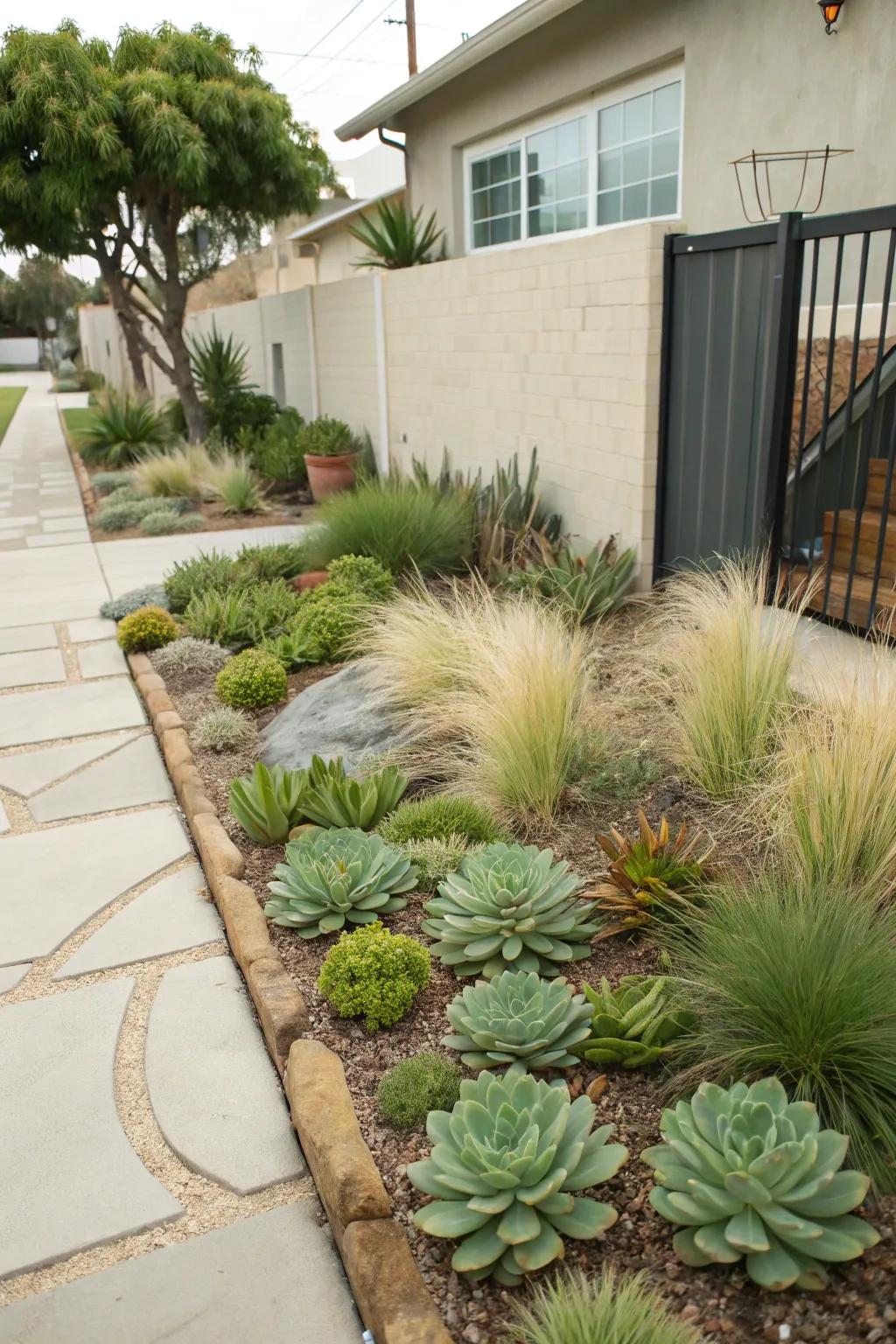 Greens that don't need much work keep your yard easy to care for.
