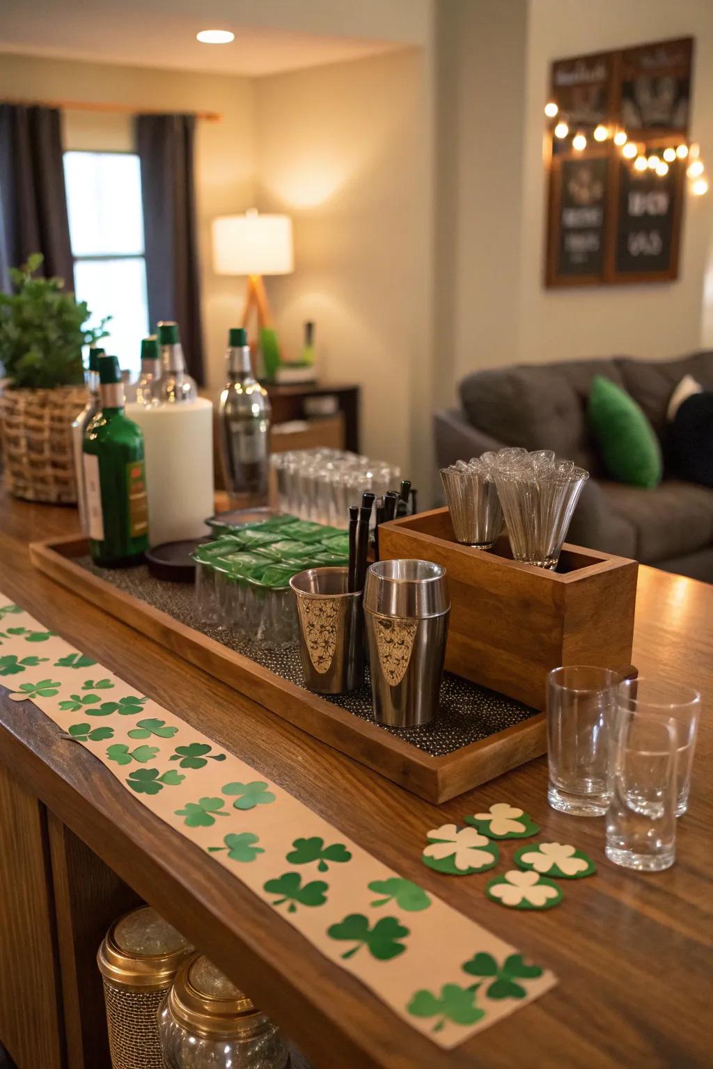 A clover hunt adds a playful and interactive element to your celebration.